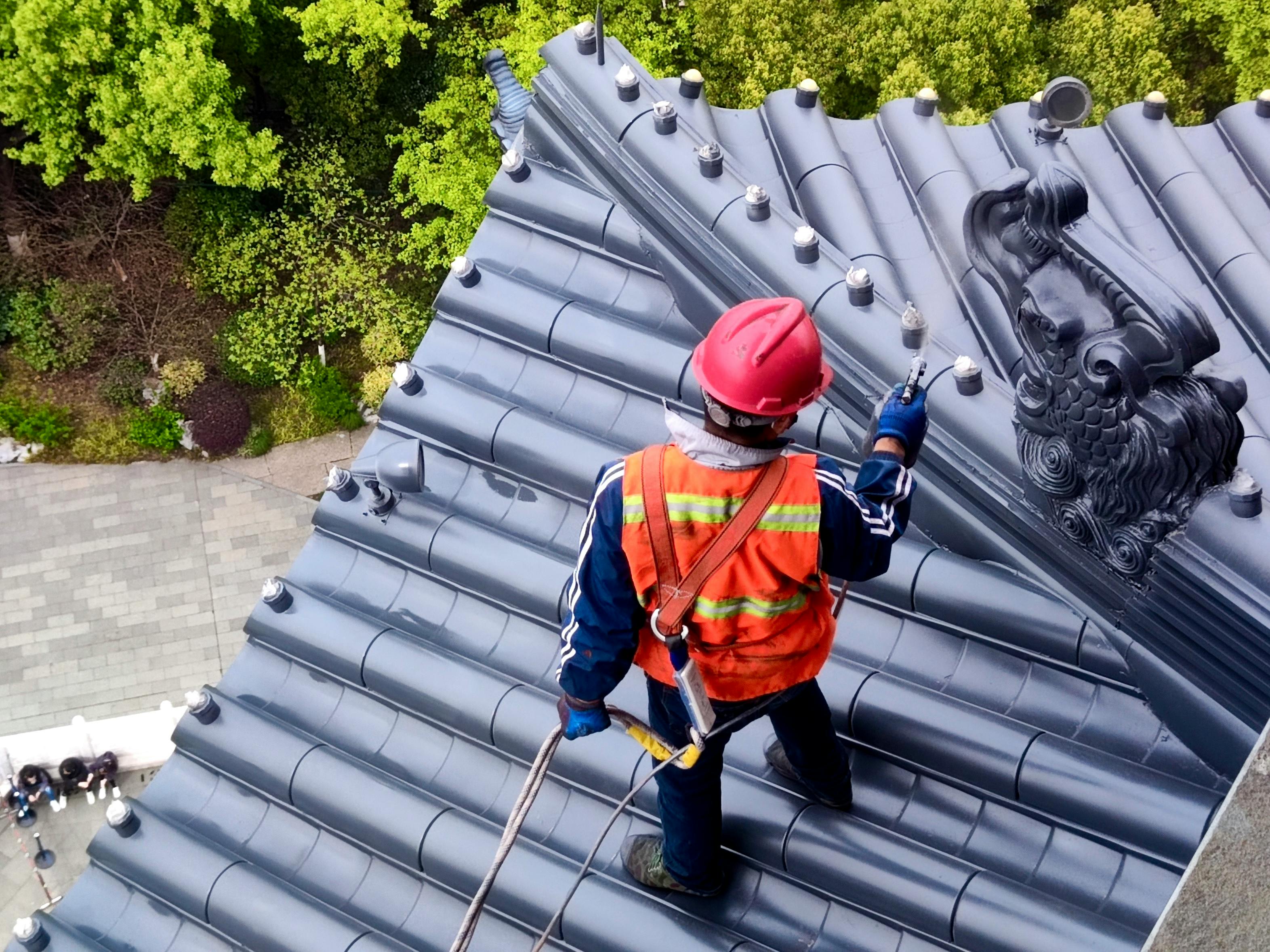 Chantier couverture en cours — Couverture Petit Vertou