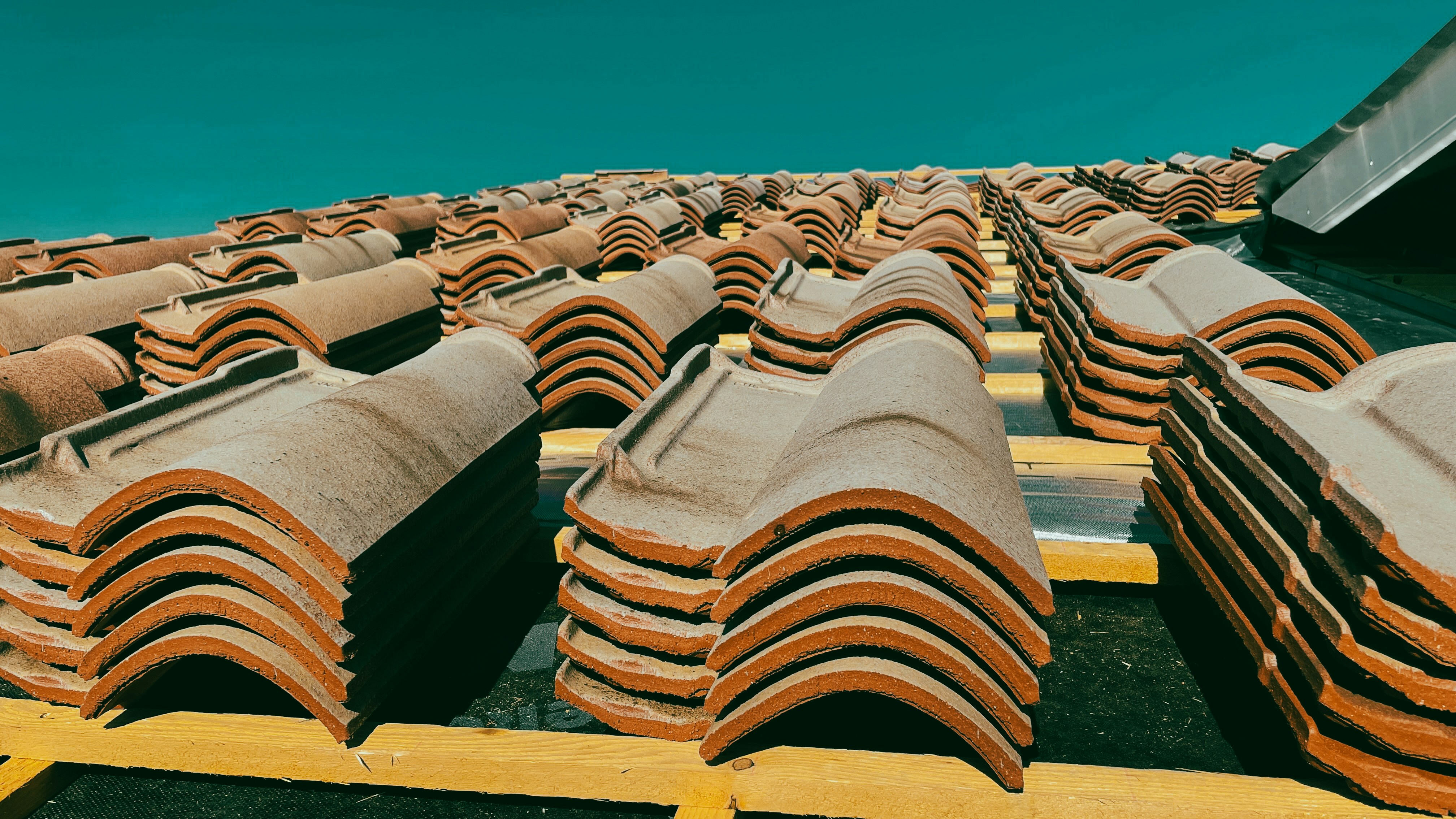 Tuiles terre cuite posées — Couverture Petit Vertou